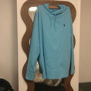 Polo Ralph Lauren XL hooded shirt 100% cotton